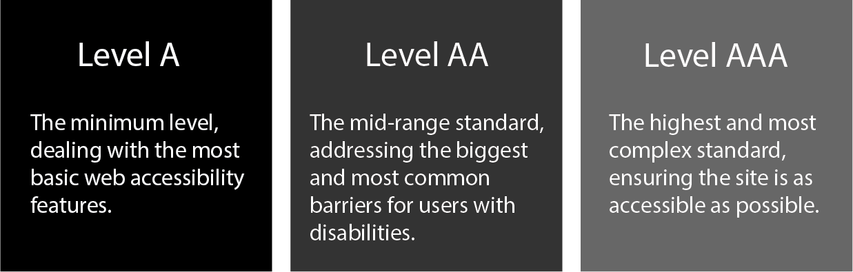Related Article Image: CAG three levels of conformance